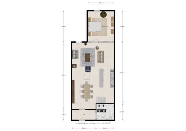 Floorplan - Dorpsplein 29, 4507 BH Schoondijke